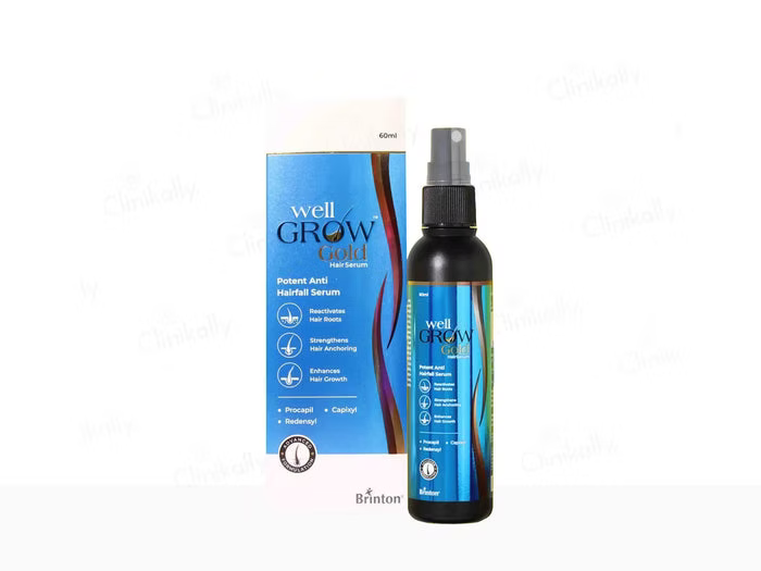 Well Grow Gold Anti-Hairfall Hair Serum 60ml