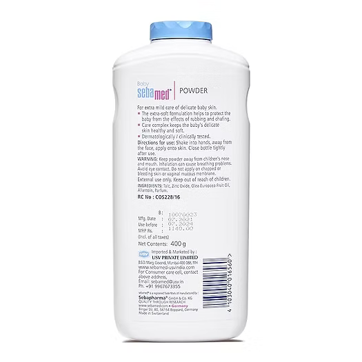 Sebamed Baby Powder 400g