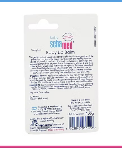 SebaMed Baby Lip Balm, 4.8gm