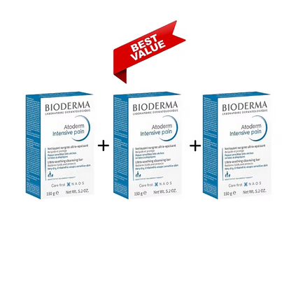 Bioderma Atoderm Intensive Ultra-Soothing Cleansing Bar 150GM