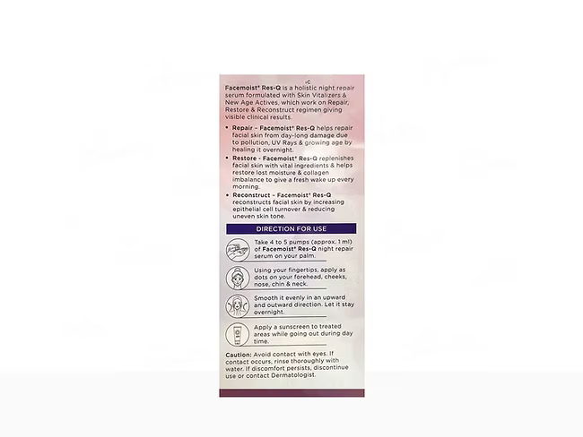 Facemoist RES-Q Night Cream 30ml