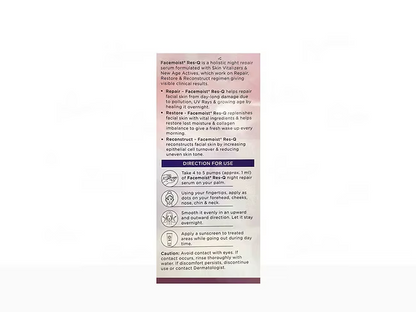 Facemoist RES-Q Night Cream 30ml