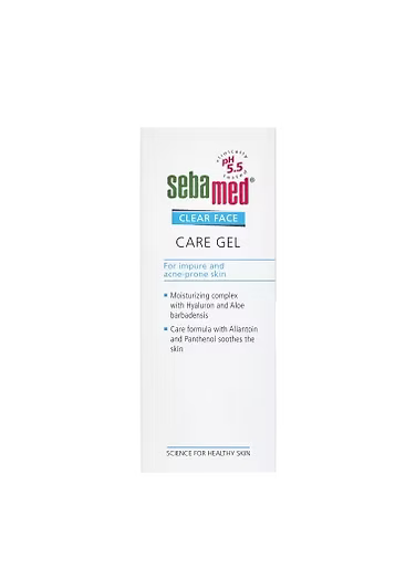 Sebamed Clear Face Care Gel 50Ml|Ph 5.5| Prone Skin|Hyaluron & Aloe Vera|Wat